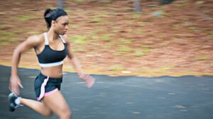 Fartlek Run 2 1920×1080 Woman running fast in park